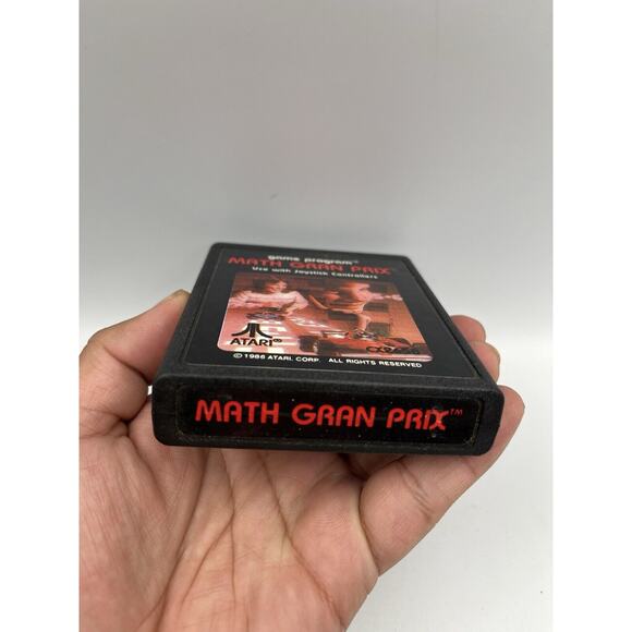 Math Gran Prix Atari 2600 | Cartridge Only | Tested & Working - Picture 3 of 5